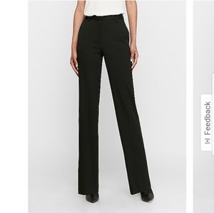 Express Curvy High Rise Trouser Sz 8R Navy